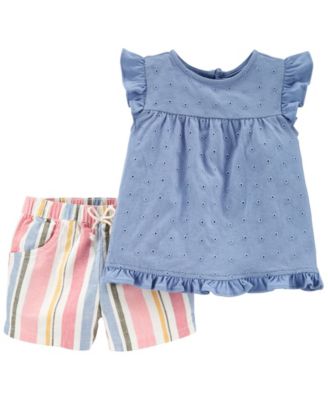 baby girl short sets