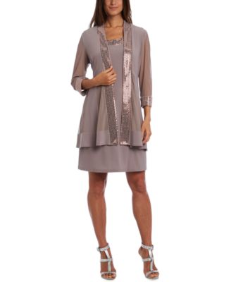 embellished jacket dress
