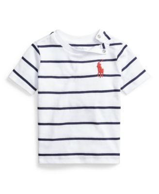 baby boy white ralph lauren t shirt