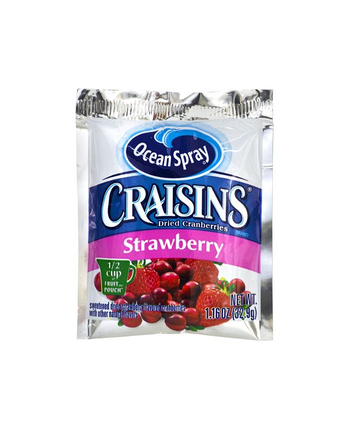 Ocean Spray Craisins Strawberry Flavored Dried Cranberries 1 16 Oz 200 Count Reviews Food Gourmet Gifts Dining Macy S