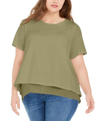 michael kors plus size tops macy's