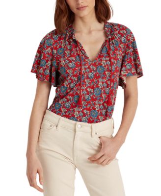 macys ralph lauren tops