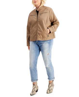 macy's junior plus size coats