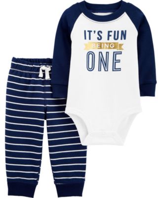 carter's first birthday outfit boy