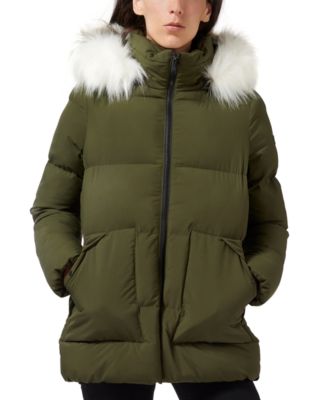 sam edelman faux fur trimmed parka