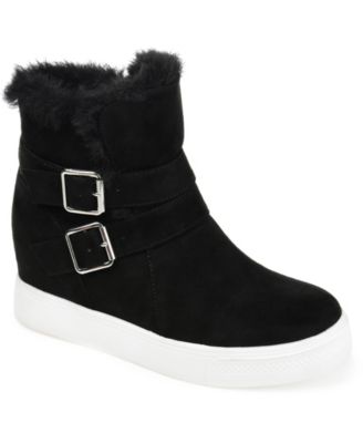 journee wedge boots