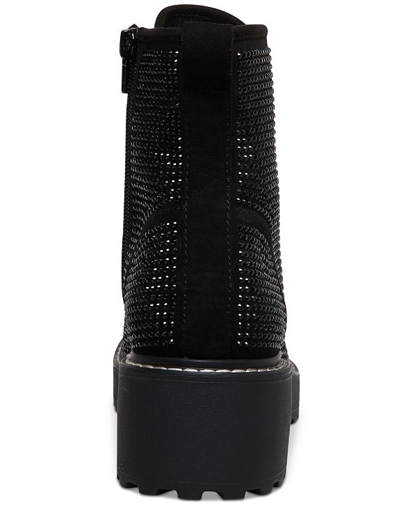 madden girl lace up combat boots