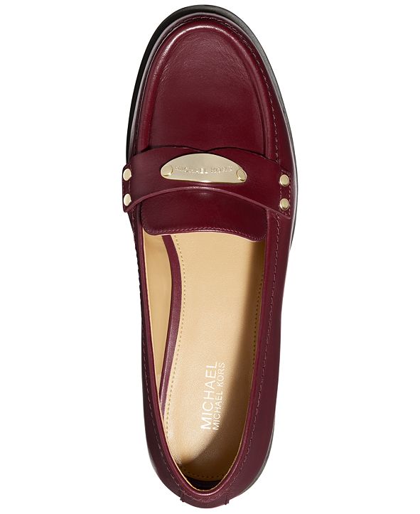 michael michael kors finley perforated casual loafers