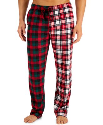 mens holiday plaid pants