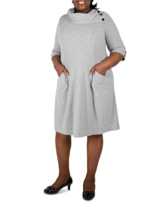 plus size knit sweater dress