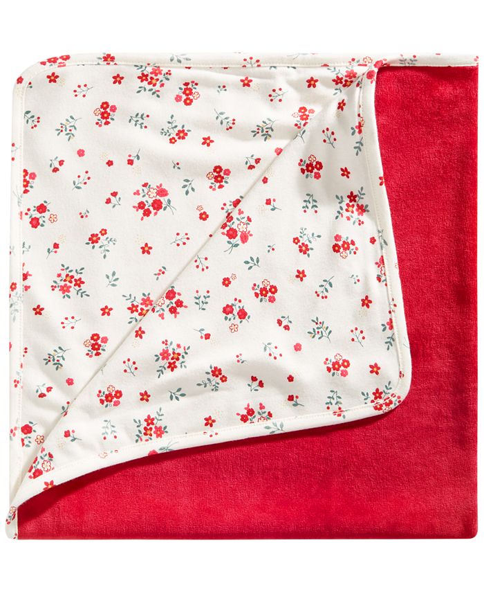 First Impressions Baby Girls FloralPrint Blanket, Created for Macy's