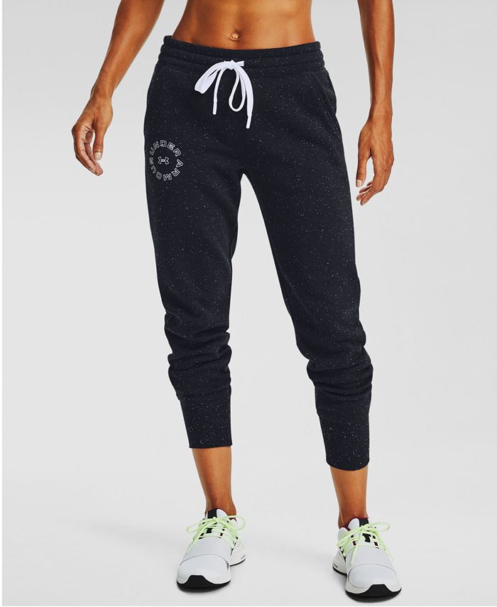 under armour rival fleece shine joggers