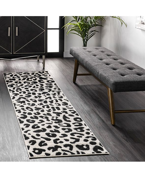 nuLoom Leopard 2' x 6' Runner Rug & Reviews Rugs Macy's