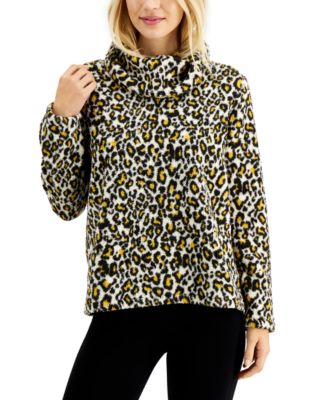 petite sherpa pullover
