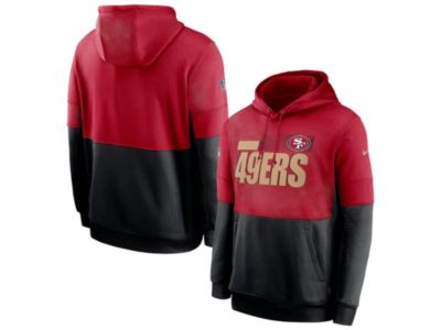 49ers white sideline hoodie