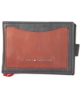 tommy hilfiger money clip wallet
