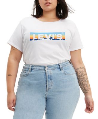 macy's levi's plus size