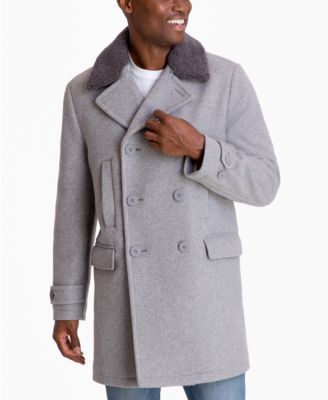 michael kors slim fit stretch coat