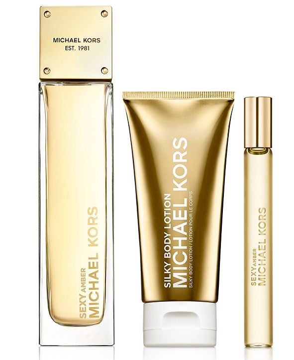 Michael Kors 3-Pc. Sexy Amber Deluxe Gift Set & Reviews - All Perfume ...
