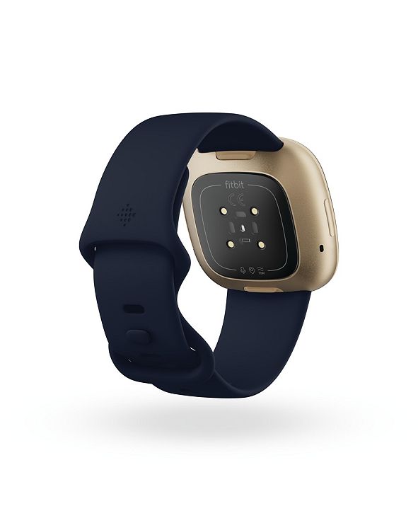Fitbit Versa 3 Midnight Blue Strap Smart Watch 39mm & Reviews - Watches - Jewelry & Watches - Macy's