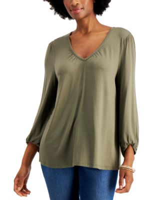 macy's women's style and co tops