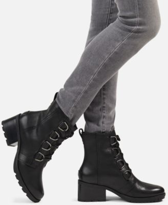 Cate Waterproof Lace-Up Booties 