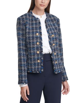 calvin klein tweed jacket