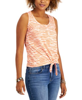 macys petite sleeveless tops