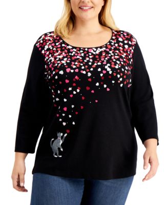 macys plus size karen scott tops