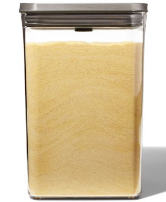 OXO Steel Pop Big Square Medium 4,4-дюймового размера Контейнер для хранения пищевых продуктов