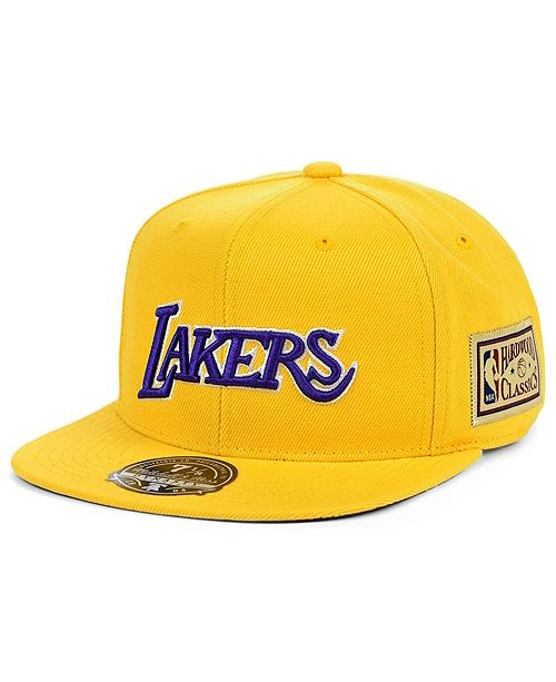 Mitchell Ness Los Angeles Lakers Championship Patch Fitted Cap Reviews Nba Sports Fan Shop Macy S