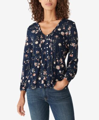 lucky brand blouses macy's