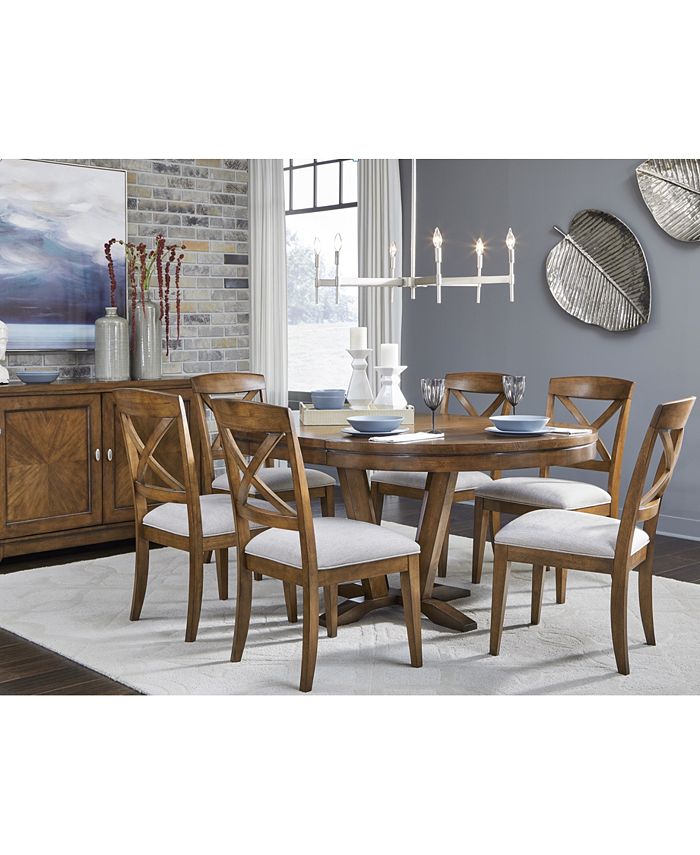 Furniture Highland Round Dining Table, Created for Macy's & Reviews