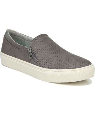 dr scholl's white slip on sneakers