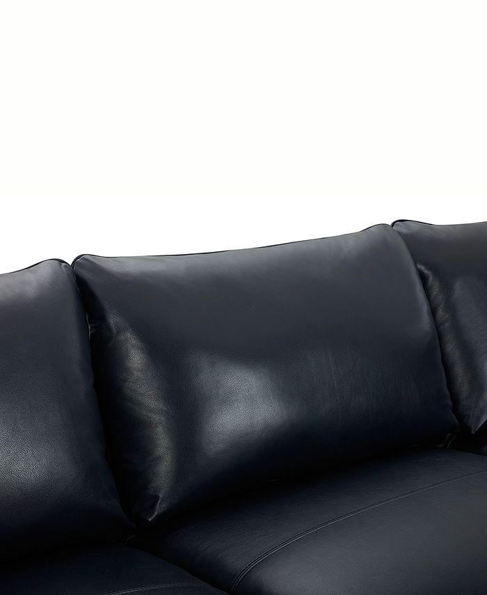 Furniture Jollene Leather 2Pc. Sectional with Chaise, Created for Macy