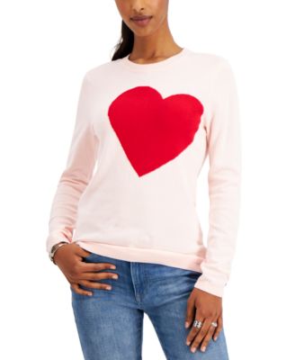 heart sweater women's