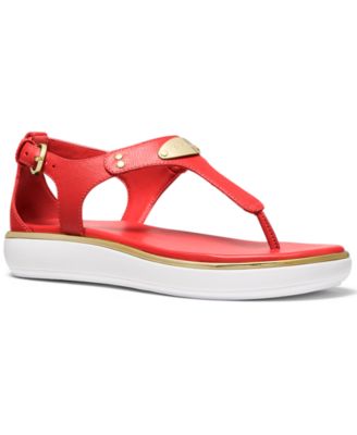 michael kors white sandals macys