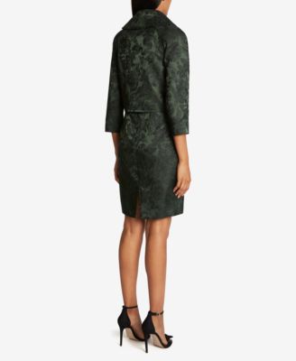 wrap jacket dress suit