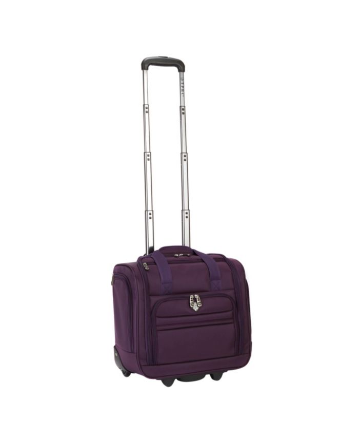 Travelers Club 16" Under Seat Carry-On with Flex File & Reviews - Upright Luggage - Macy's