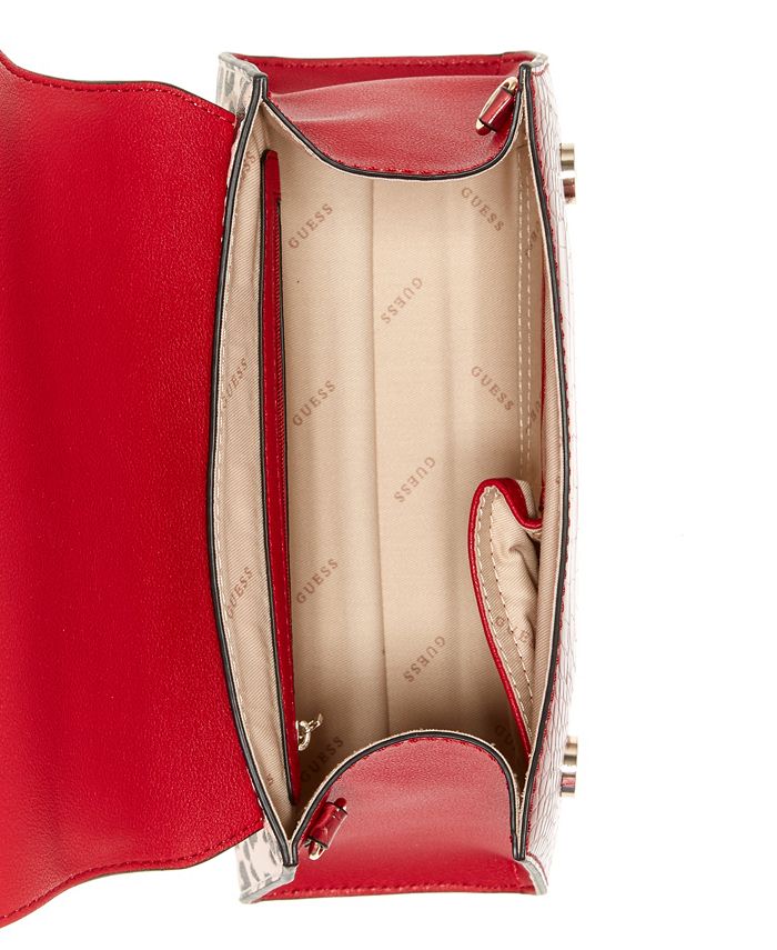 GUESS Stephi Top Handle Flap Crossbody & Reviews Handbags