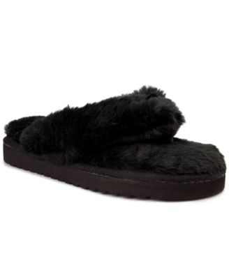 macy's fuzzy slippers