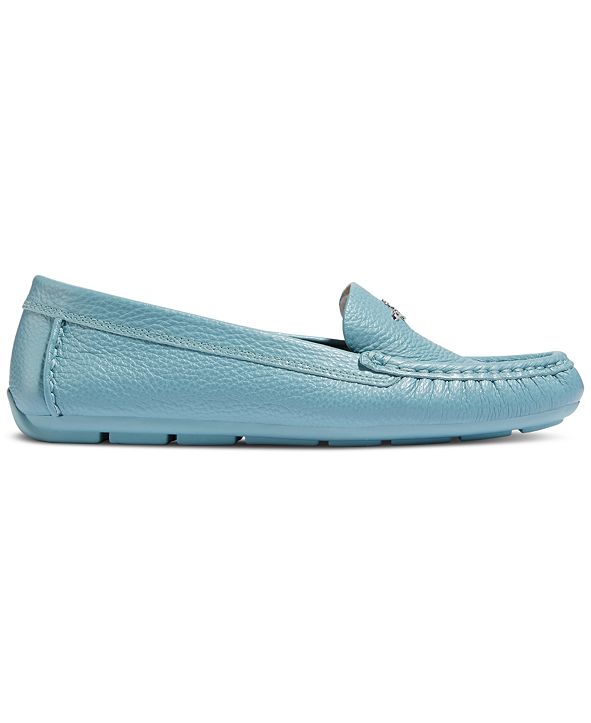 coach marley driver loafers blue