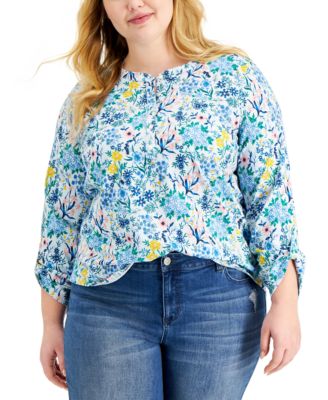 macys plus size pants and tops