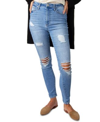 juniors distressed skinny jeans