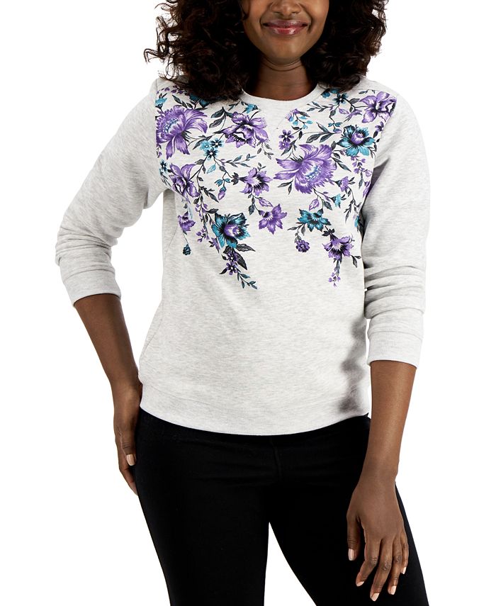 macys karen scott petite sweatshirts