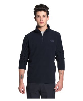 the north face men's glacier quarter zip fleece