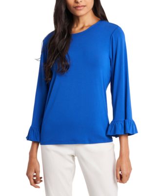 ruffle cuff top