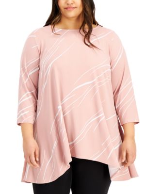 macys plus size alfani tops