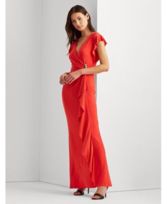 macys flutter sleeve dress