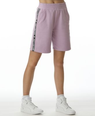 womens fleece bermuda shorts